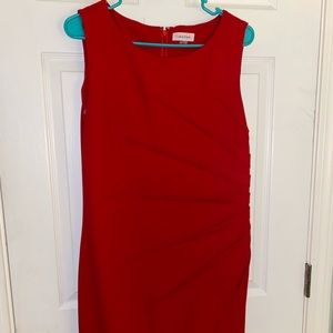 Red Calvin Klein Dress